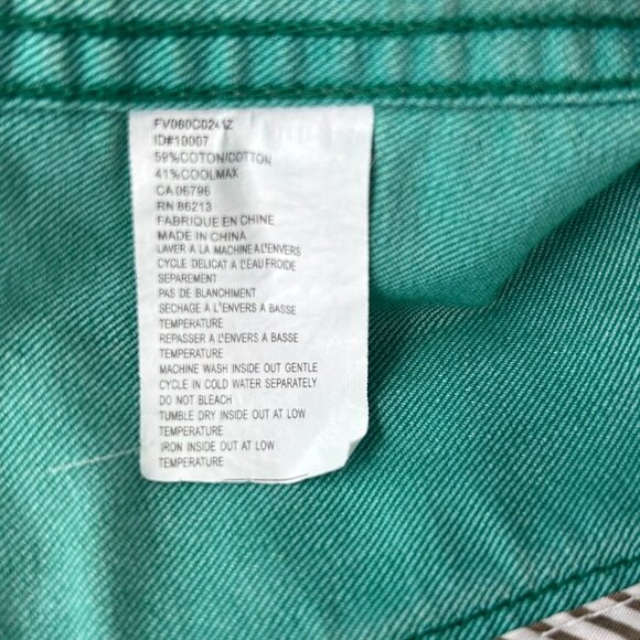 Tristan Casual Chic Emerald Green Denim Jacket - Large - Picture 10 of 10